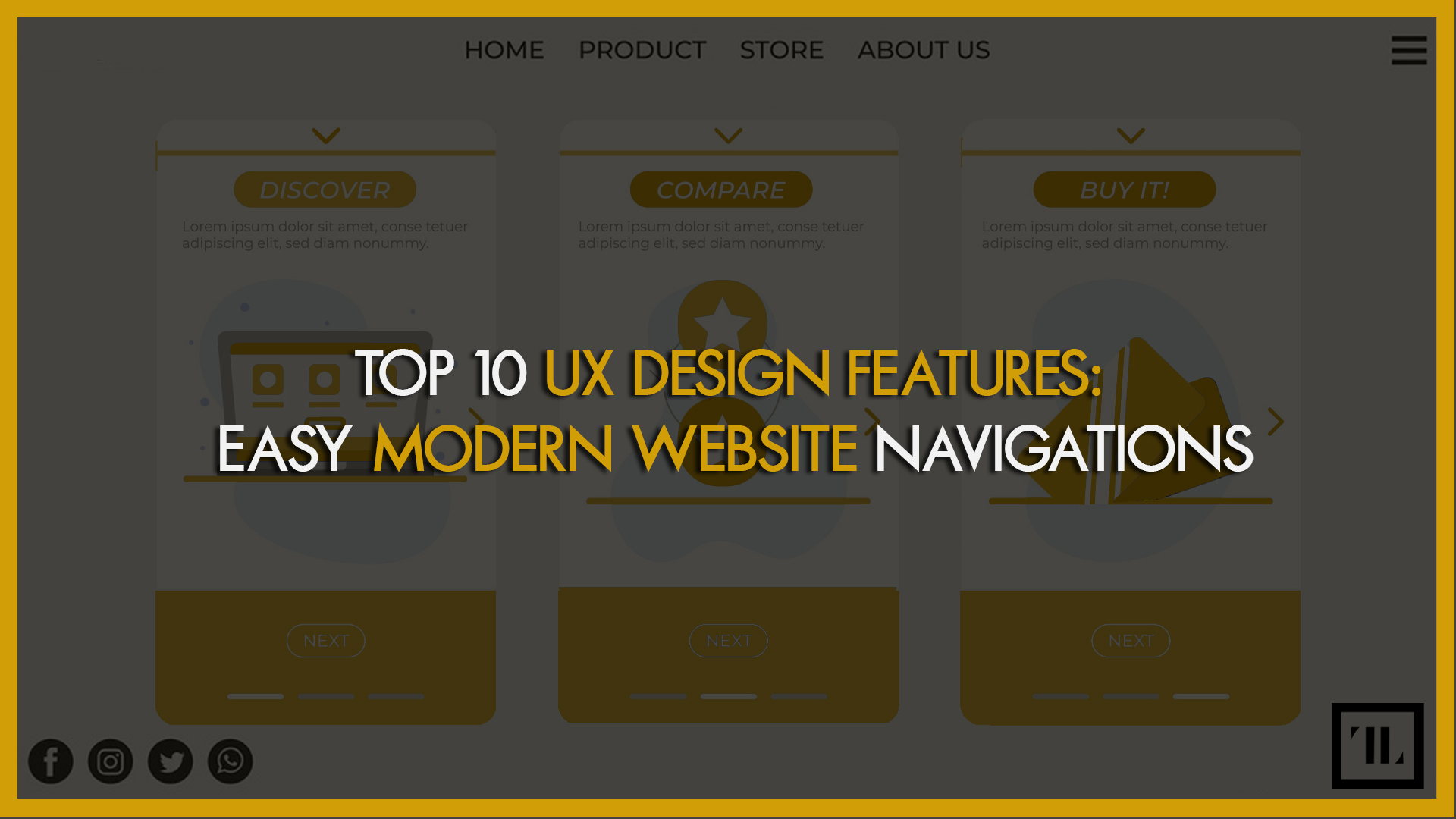 Top 10 UX Design Features Easy Modern Website Navigations